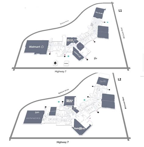 markville mall shopping center map.